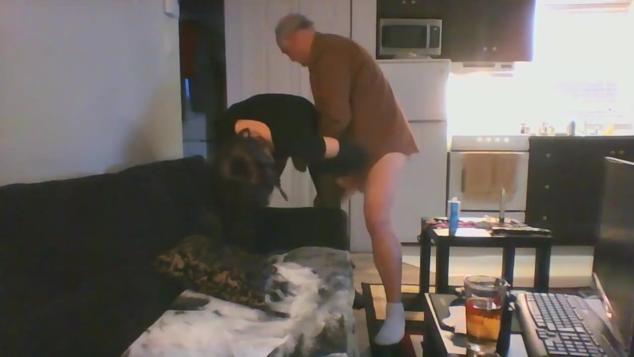 skinny crodresser getting fucked by a random old man