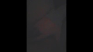 Fingering myself in the dark