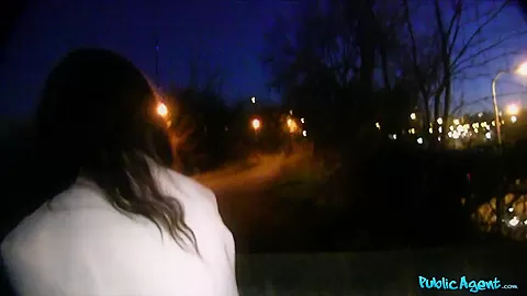 Incredible pornstars in Hottest College, Outdoor sex scene