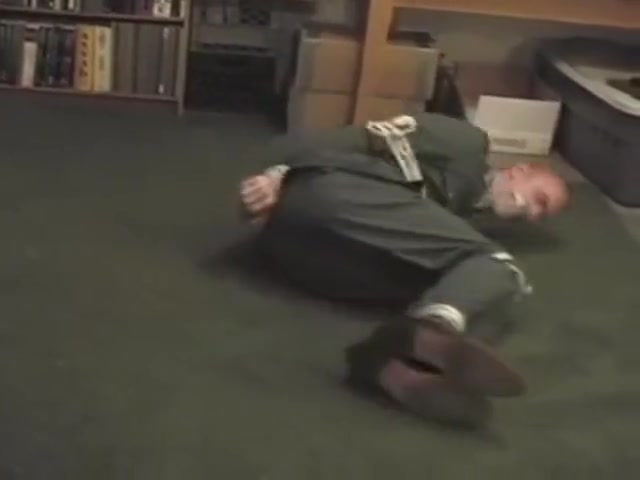 Officer gagged