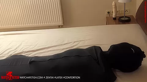 Mummified Beauty In Spandex - Watch4Fetish