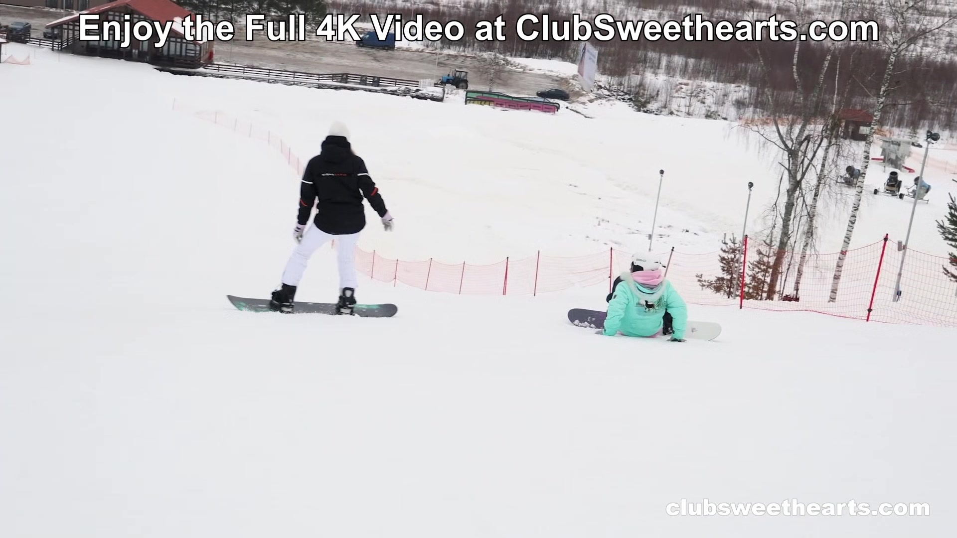 From Snowboarding to Pussy Fucking with 18yoy Alice Flore and Amelia Ost by ClubSweethearts