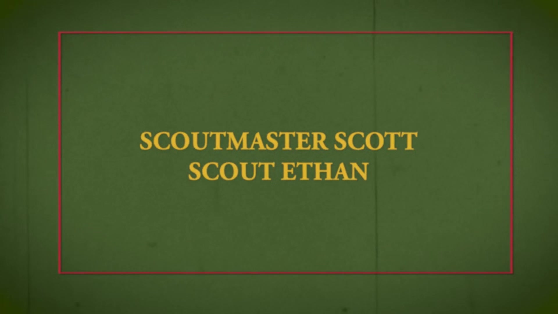 Scout Ethan Chapter 6 - The Trail