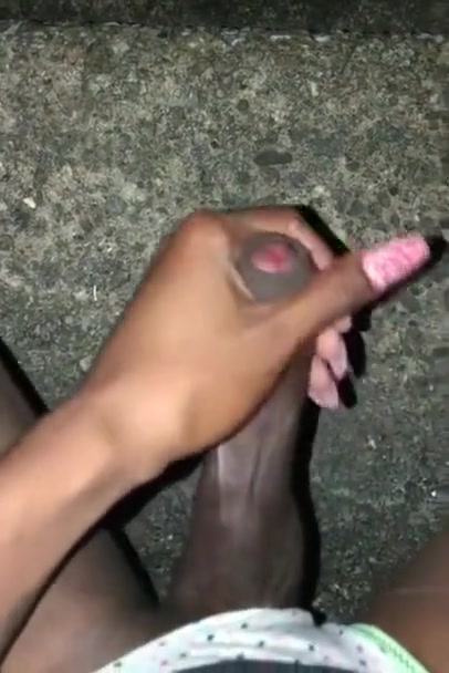 Stroking on the lake in New Orleans - no cum (TS PublicPrincess)