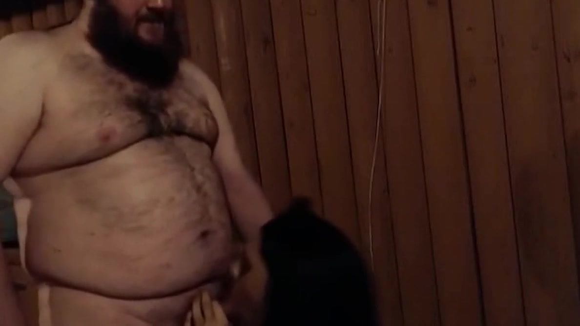 Not too Fat dude gets the TS blowjob