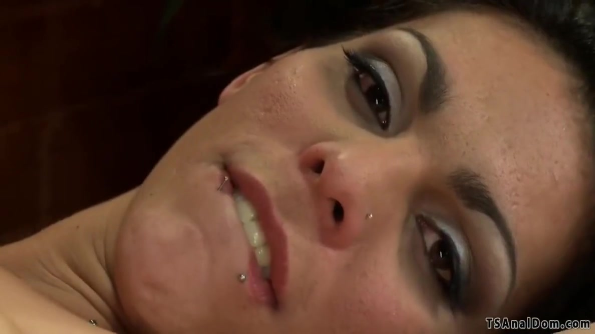 Brunette Ts Anal Bangs Dude