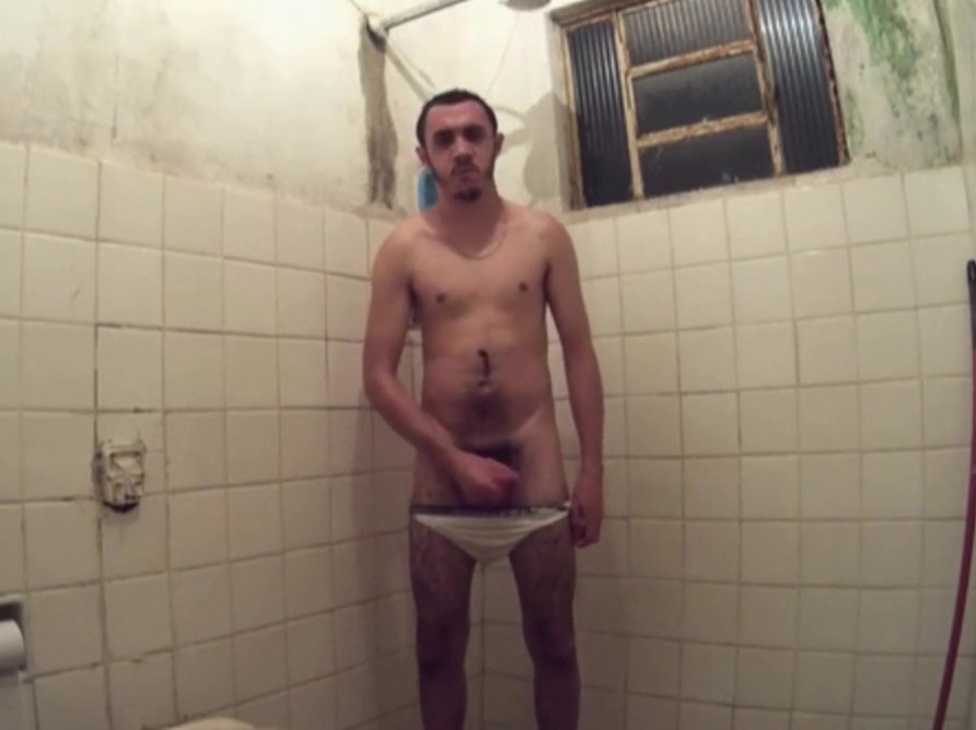 Joel Martin in the shower