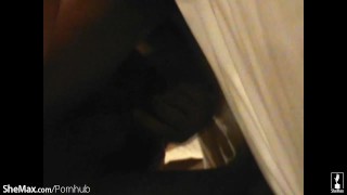 Fingers and massive cock deep in tranny ass make her cumshot