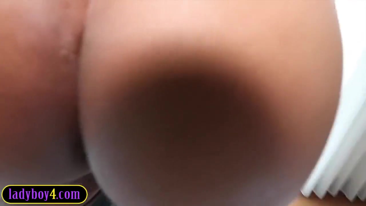 Amazing Rear End And Hung Asian Ladyboy Sucking Cock And Ass Fuck Copulation