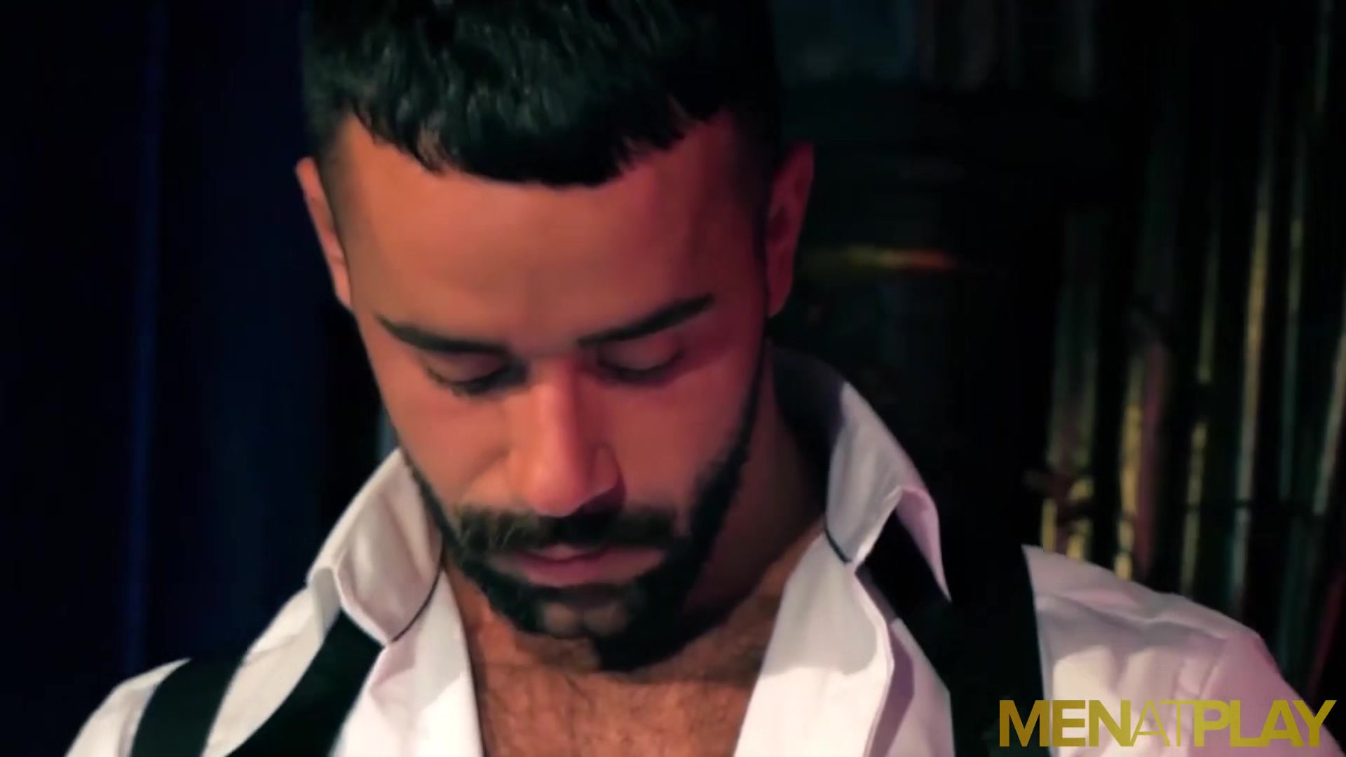 MENATPLAY Suited Men Logan Moore And Teddy Torres Anal Breed