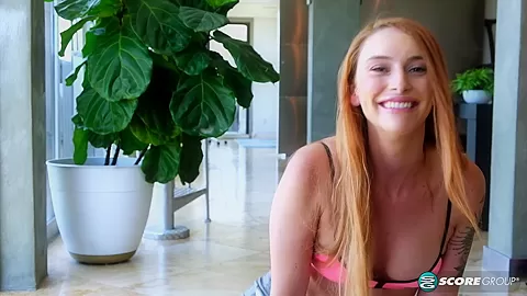 Learn Some Yoga Poses From Xeena, Pussy Warrior. She Flexes And Poses Before Giving Her First Solo Show On-Camera.