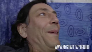 German Lullu Gun gets nailed in a sex van by Dieter Von Stein and Reinhard