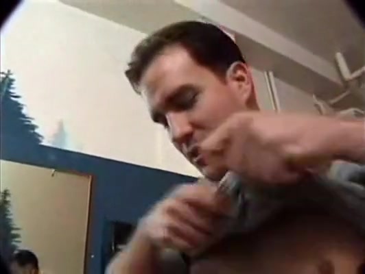 Shemale drills chap in public place
