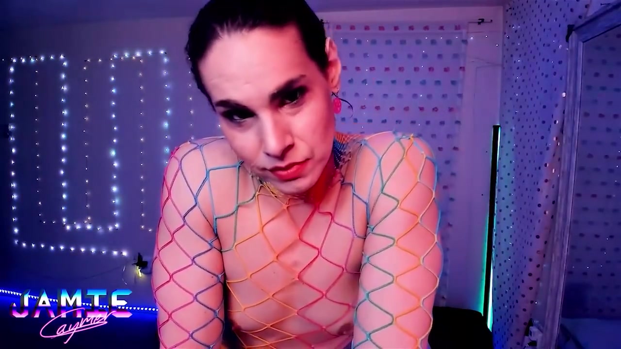 Fabulous Adult Movie Tranny Webcam Try To Watch For Only Here - Rainbow Slut And Jamie Gaymer