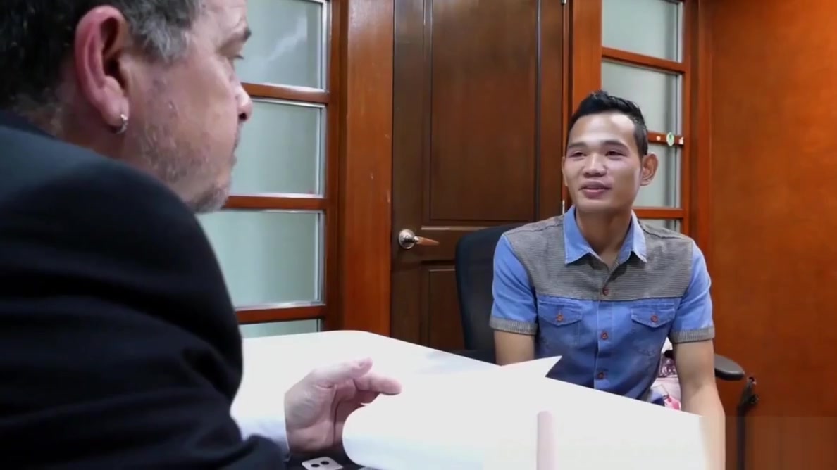 Tight asian twink analfucking office Step daddy