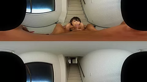Hitomi Enjou in Hitomi Enjou Female Molester on the Stairway - WAAPVR