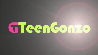 TEENGONZO Short hair babe gets pussy hammered for sticky goo