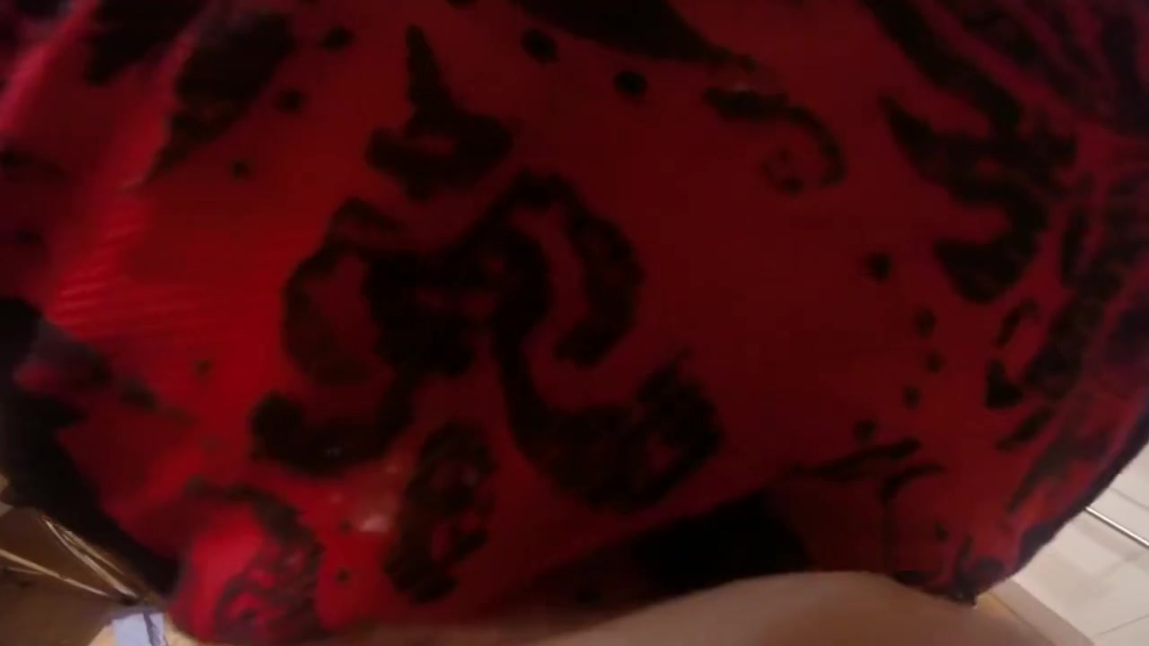 Hot Demon Trans fucks camera in reverse POV oral
