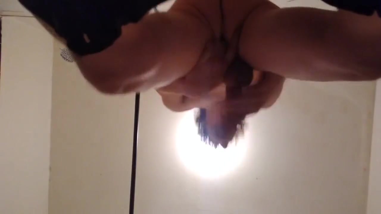 Solo Free-standing Self-assfingering Orgasm & Massive Climax To Start My Day