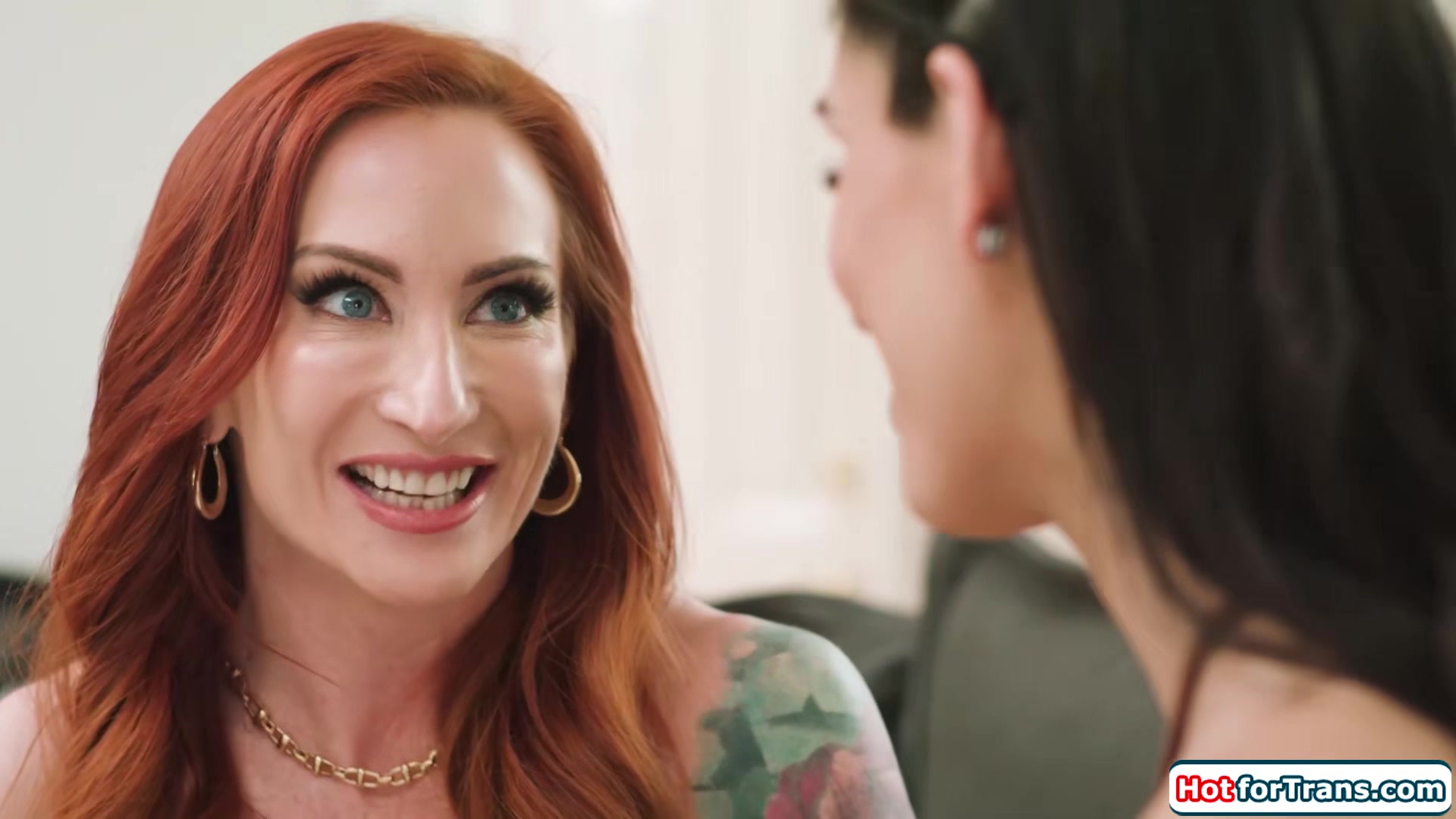 Milf almost caught by wife sucking tgirl stepdaughters cock