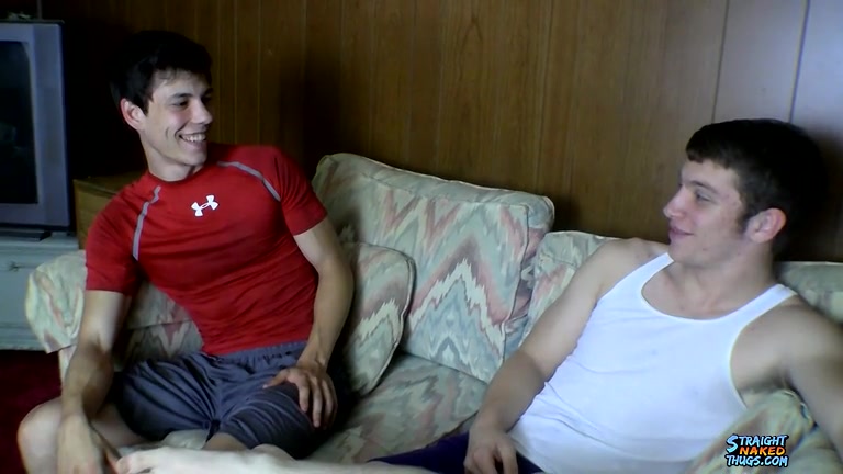 Competing Cummy Straight Thugs - Cooper Reeves And Eddy Lake