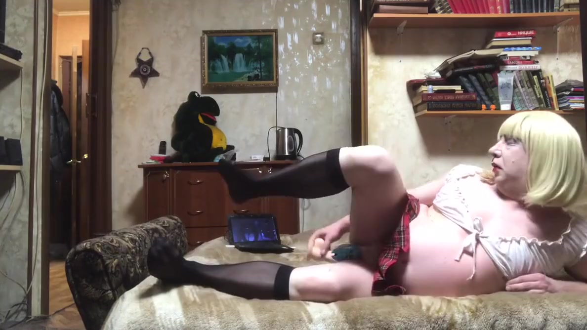 Ass To Mouth Dildo Play