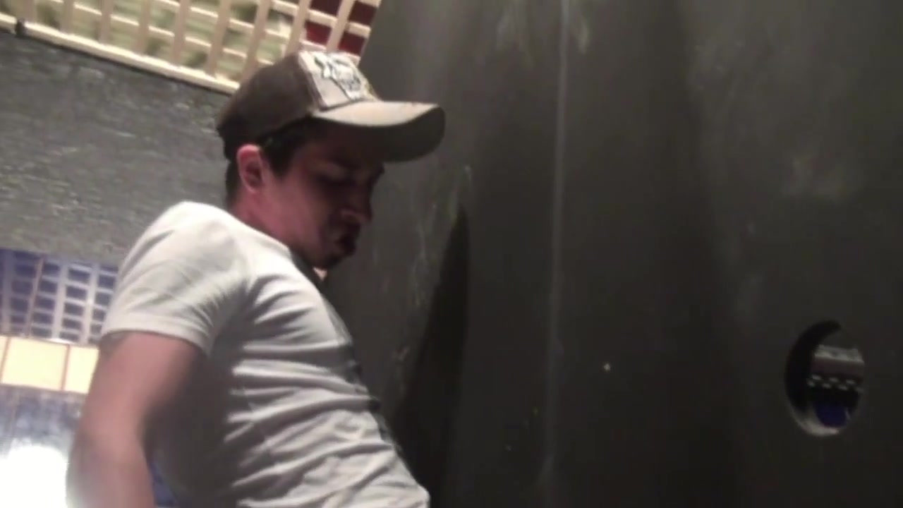 Fucked in glory hole sin pubic bathroom - CrunchBoy