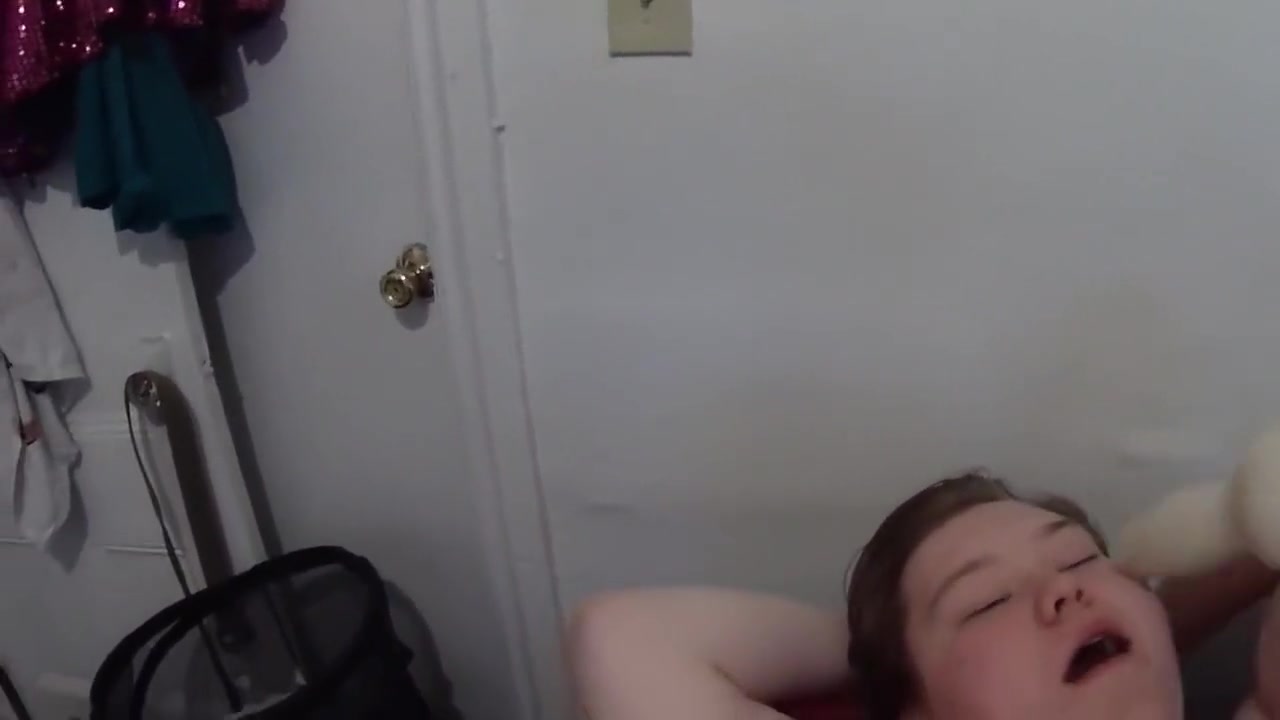 Virgin puppy while sucking first cock