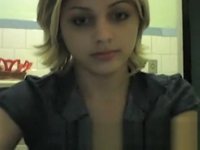 Cute Tranny playing perky tits