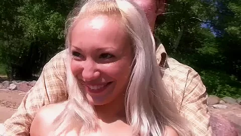 Aliciana in outdoor sex vid showing a couple making sweet love