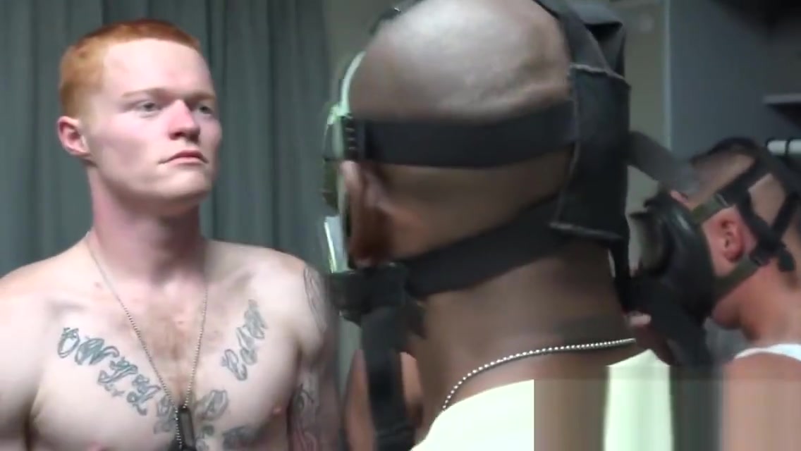 Gay soldiers meet in the shower to engage in hot anal sex