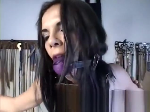 Bondaged girl gets banged by tranny