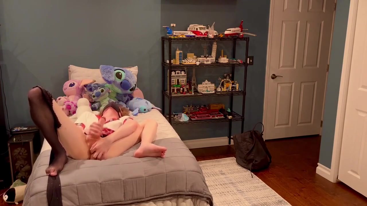 Femboy Trap Gets Home And Can’t Resist Playing With Her Cock And Hole