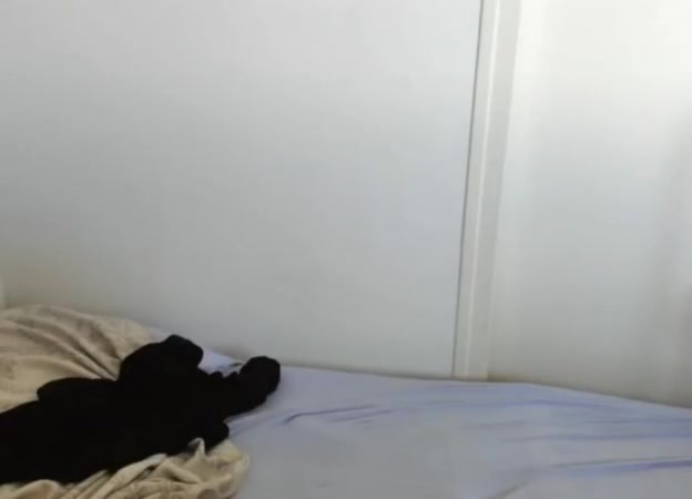 Femboy jerking and cumming on cam