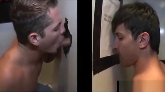 Gay glory hole tricks