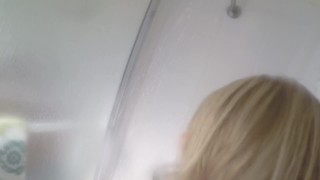 Step Sisters Take Shower Together And Rub Each others Pussy's