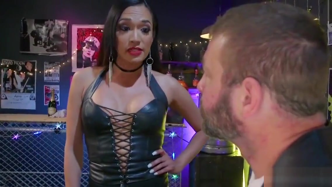 Tranny bar owner anal fucks troublemaker